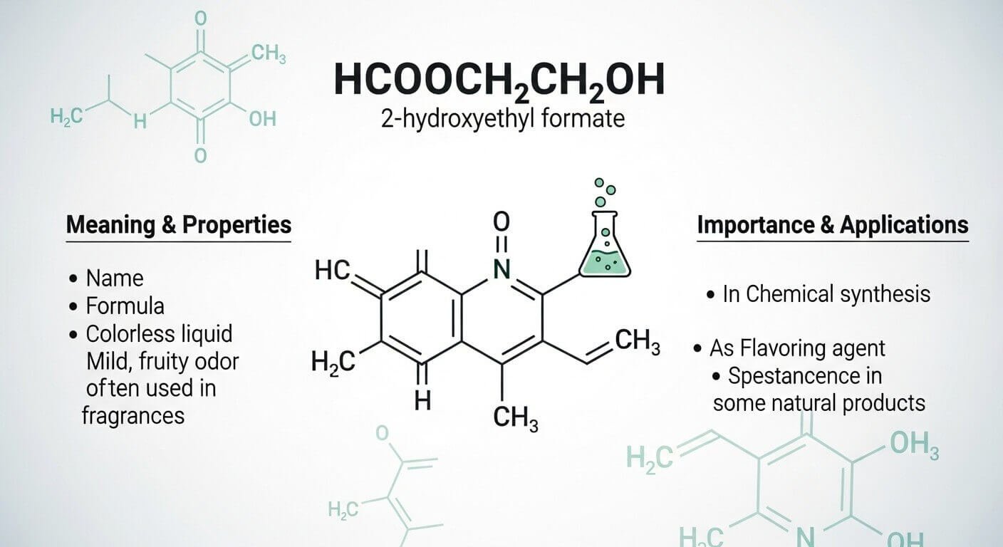 HCOOCH CH2 H2O: A Simple and Clear Explanation of Its Meaning, Structure, and Importance